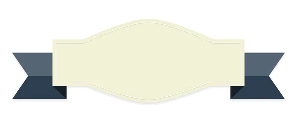 The blank oval label — Stock Vector