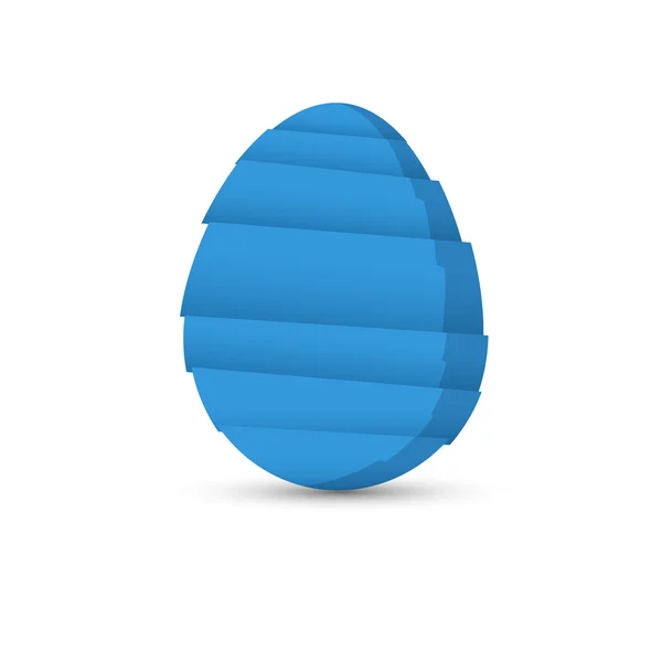 Mavi yumurta illüstrasyon — Stok Vektör