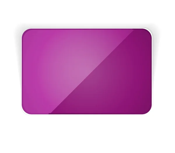 The purple rectangle button — Stock Vector