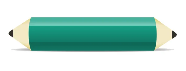 L'elegante banner web a matita — Vettoriale Stock