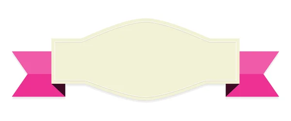 The blank oval label — Stock Vector