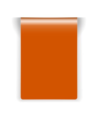 turuncu parlak etiket