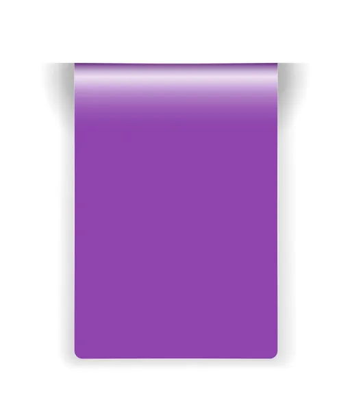 The purple glossy tag — Stock Vector