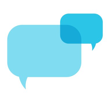 konuşma balonları çifti