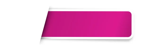 空白的紫色贴纸 — 图库矢量图片
