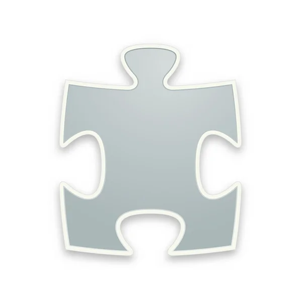 L'élément graphique du puzzle — Image vectorielle