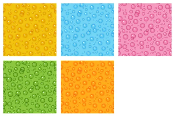 The bubble background set — Stock Vector