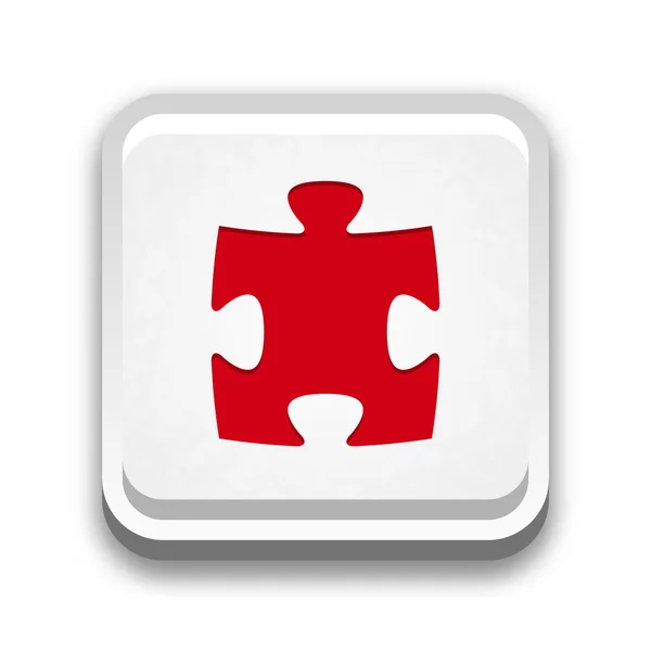 Jigsaw simgeli düğme — Stok Vektör