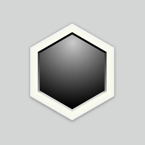 Mallen Tom hexagon — Stock vektor