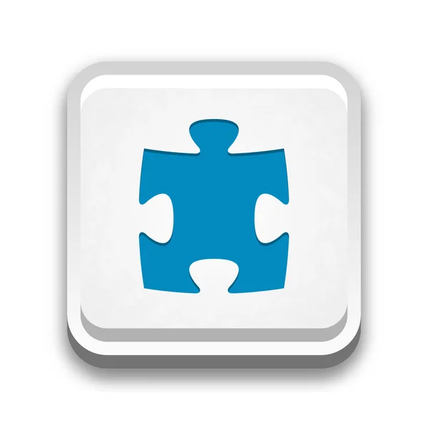 O botão com ícone de quebra-cabeças — Vetor de Stock