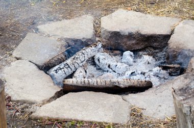 için için yanan ateş çukuru