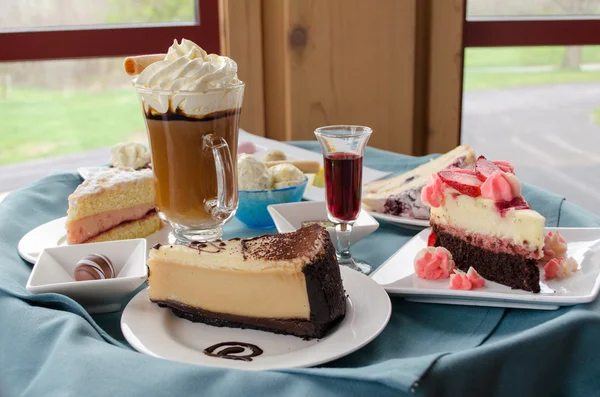 Fancy dessert tray — Stock Photo, Image
