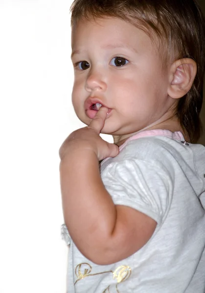 Niño de ojos brillantes. — Foto de Stock