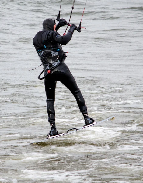 Kiteboarder details — Stock Photo, Image