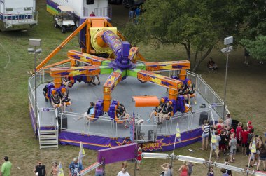 ariel görünümden karnaval eğlenceli