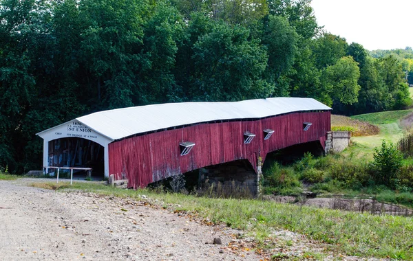西連合インディアナ州の覆われた橋 — ストック写真
