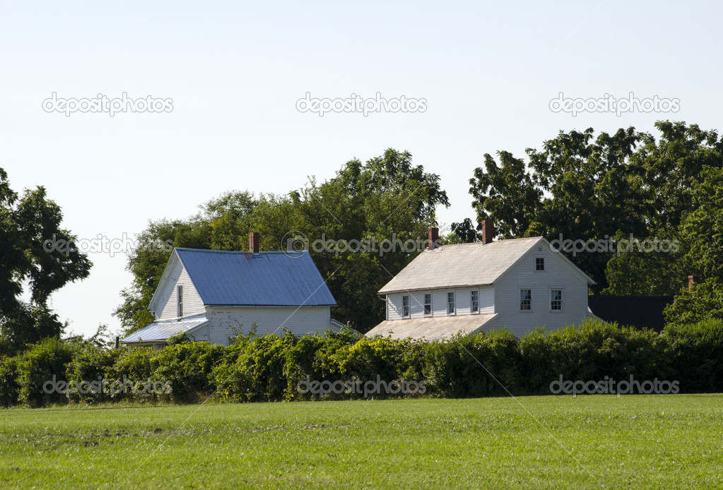 Old farm houses in indiana