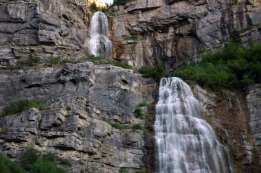 Utah'ta gelin Şelalesi yakın çekim
