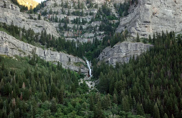 Close up of Bridal falls in utah — Stock Photo, Image