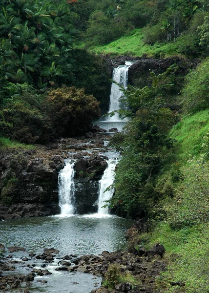 Cascata alle Hawaii — Foto Stock