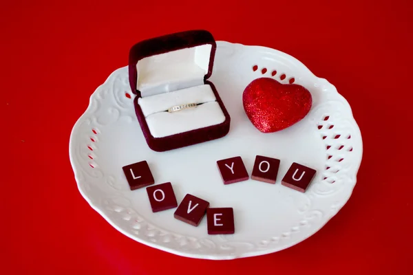 Marriage proposal , wedding concept — Stock Photo, Image
