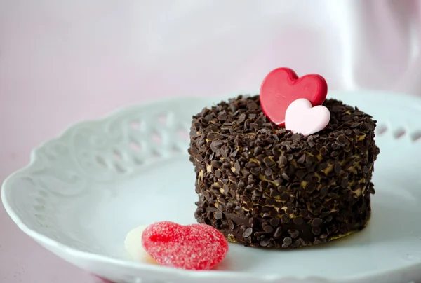 Un postre capuchino decadente — Foto de Stock