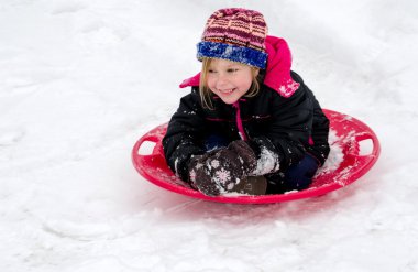 Sledding fun