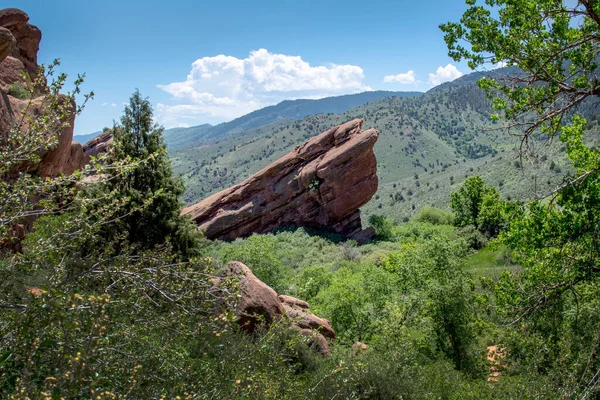 Parque Rochas Vermelhas Colorado Tem Incríveis Rochas Navios Rochas Criação — Fotografia de Stock
