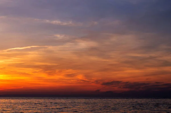 Golden Sunset Lake Michigan Michigan Usa — Stock Photo, Image