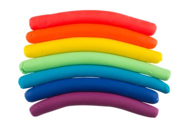 Oyun hamuru gökkuşağı