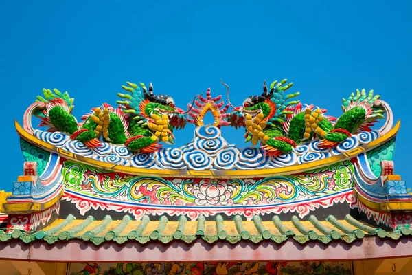 Chiński Smok w świątyni — Zdjęcie stockowe