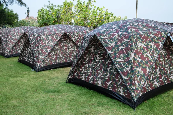 Militaire tent Stockafbeelding