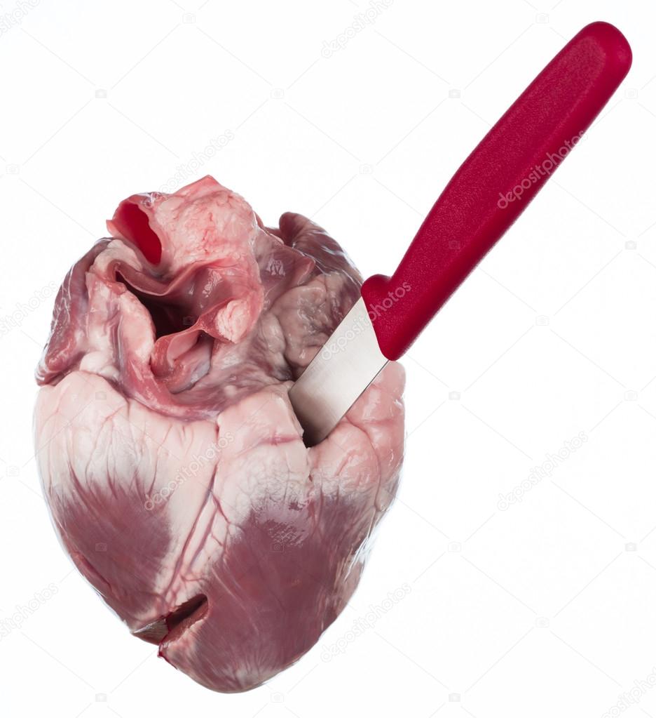 Stabbed heart