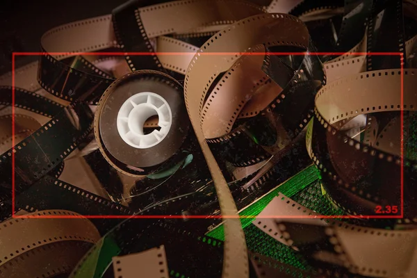 2:35 film texture and ration for cinema — Stock Photo, Image