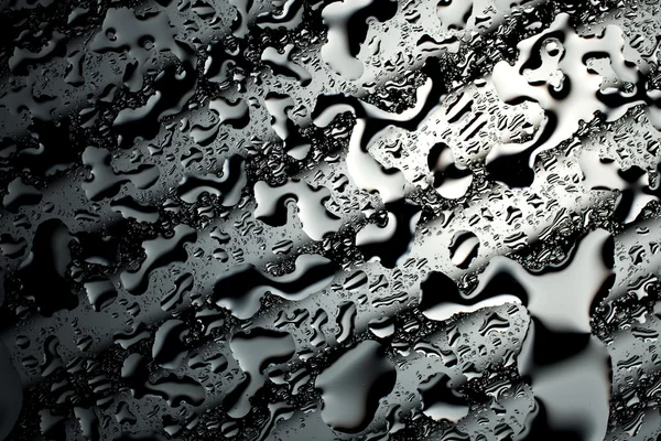 Water drop on glass during a rainy day — Stock Photo, Image