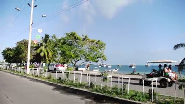 San Andrés, colombia — Stockvideo