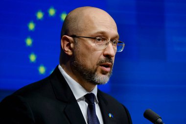 Press conference by Josep BORRELL, High Representative of the EU and Denys SHMYHAL, Ukrainian Prime Minister at the end of EU-Ukraine Association Council in Brussels, Belgium on Sep. 5, 2022.