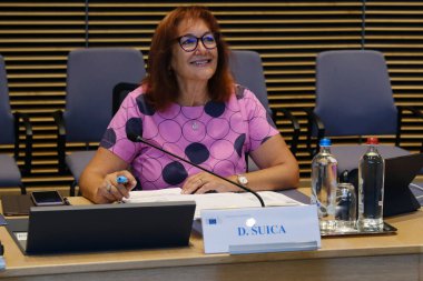 Dubravka SUICA, European Commissioner at the start of a meeting of weekly European Commission College meeting in Brussels, Belgium on September 7, 2022.
