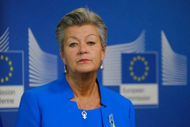 Press point by EU Commissioner Ylva JOHANSSON, on proposals to suspend the EU-Russia Visa Facilitation Agreement in Brussels, Belgium on September 6, 2022