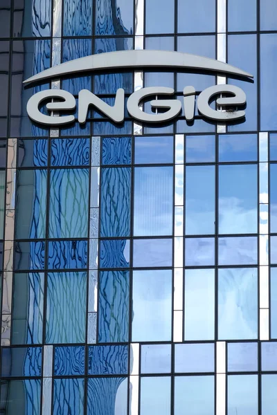 Vue Extérieure Bâtiment Groupe Français Gaz Électricité Engie Company Bruxelles — Photo