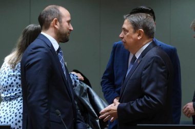 AB Komiseri Virginijus SINKEVICIUS, 26 Eylül 2022 'de Belçika' nın Brüksel kentinde düzenlenen AB Tarım ve Balıkçılık Konseyi 'ne katılmak üzere ülkeye geldi..