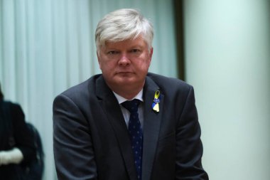 Litvanya Tarım Bakanı Kestutis NAVICKAS, 26 Eylül 2022 'de Belçika' nın Brüksel kentinde düzenlenen AB Tarım ve Balıkçılık Konseyi 'ne katılmak üzere ülkeye geldi..