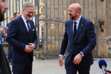 Avrupa Konseyi Başkanı Charles MICHEL, 7 Ekim 2022 'de Çek Cumhuriyeti' nin Prag kentinde düzenlenen Avrupa Siyasi Topluluğu Toplantısına katılmak üzere geliyor..