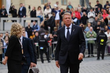 Romanya Cumhurbaşkanı Klaus Werner IOHANNIS, 6 Ekim 2022 'de Çek Cumhuriyeti' nin Prag kentinde düzenlenen Avrupa Siyasi Topluluğu Toplantısına katılmak üzere ülkeye geldi..