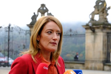 Avrupa Parlamentosu Başkanı Roberta Metsola, 7 Ekim 2022 