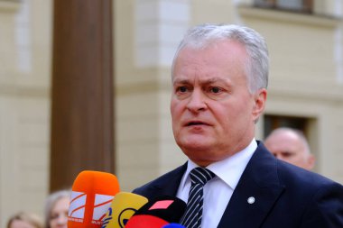 Litvanya Cumhurbaşkanı Gitana Nauseda, 7 Ekim 2022 'de Çek Cumhuriyeti' nin Prag kentinde düzenlenen gayri resmi devlet başkanları toplantısına katılmak üzere ülkeye geldi.