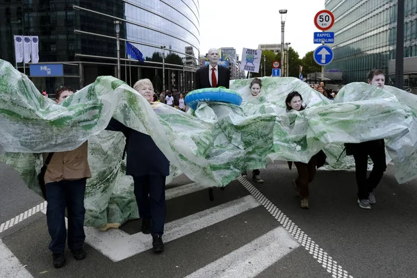 Miles Manifestantes Participan Marcha Por Clima Walk Your Future Antes —  Fotos de Stock
