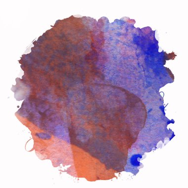 Soyut suluboya tasarımı, boyalı su dokusunu temizler..