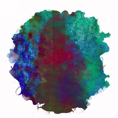 Soyut suluboya tasarımı, boyalı su dokusunu temizler..