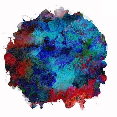 Soyut suluboya tasarımı, boyalı su dokusunu temizler..